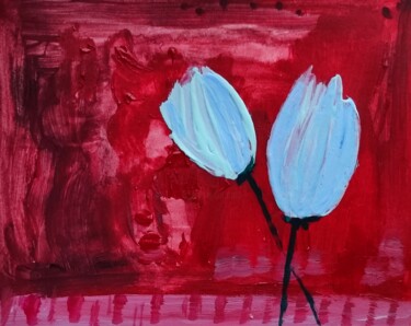 "MiniFlora - 16" başlıklı Tablo Milto Sideris tarafından, Orijinal sanat, Akrilik