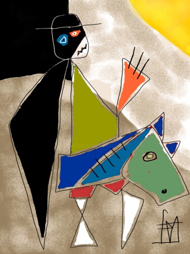 "le petit Zorro" başlıklı Dijital Sanat Franck Vidal tarafından, Orijinal sanat, Dijital Resim