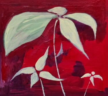 「MiniFlora - 23」というタイトルの絵画 Milto Siderisによって, オリジナルのアートワーク, アクリル