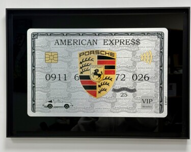 Ζωγραφική με τίτλο "Amex Porsche" από N Nathan, Αυθεντικά έργα τέχνης, Ψηφιακή ζωγραφική