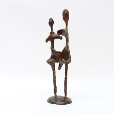 Sculpture intitulée "Couple  (n° 133)" par Didier Fournier, Œuvre d'art originale, Bronze