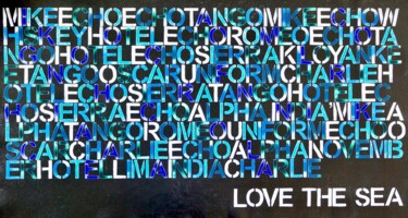 Peinture intitulée "Love the sea no. 52…" par Anita Kaufmann, Œuvre d'art originale, Acrylique