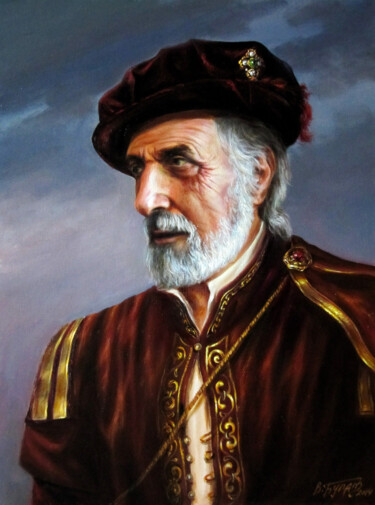 Peinture intitulée "The Merchant of Ven…" par Valeriy Bulat, Œuvre d'art originale, Huile Monté sur Châssis en bois
