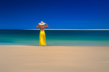 Fotografia intitolato "Blue summer" da Dan Beaureperre, Opera d'arte originale, Fotografia manipolata
