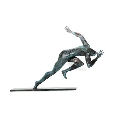 Sculpture titled "Sprinter" by Luc Benedetti, Original Artwork, Bronze