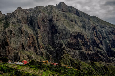 Towering Wall of Masca – Eastern Cliff Photography titled "Towering Wall of Ma…" by Ron Kramer, Original Artwork, Digital Photography