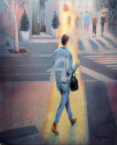 Balkan-devojka, Belgrade 45x55cm 2025 Ζωγραφική με τίτλο "Balkan-devojka, Bel…" από Nenad Kojić, Αυθεντικά έργα τέχνης, Ακρυλικό Τοποθετήθηκε στο Χαρτόνι