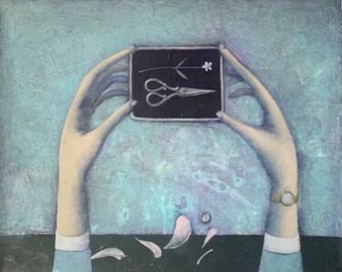 "The Memory Box ""The Memory Box" başlıklı Tablo Svetlana Rumak tarafından, Orijinal sanat, Akrilik