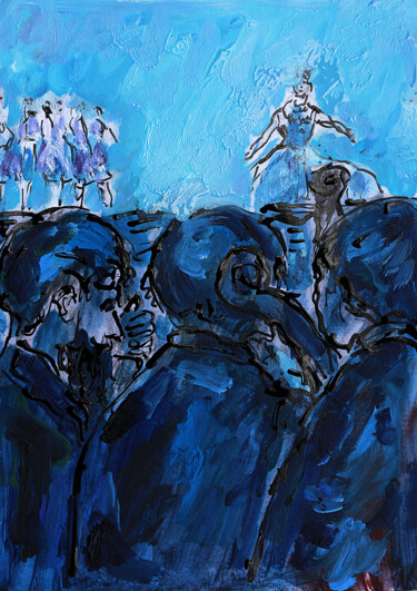 "Vue d'orchestre d'a…" başlıklı Tablo Jean Mirre tarafından, Orijinal sanat, Petrol