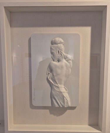 "파괴의 역사3" başlıklı Heykel Jihoon Kim tarafından, Orijinal sanat, Kâğıt Ahşap panel üzerine monte edilmiş