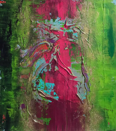 Peinture intitulée "Luxury beach" par Olga Melezhik, Œuvre d'art originale, Acrylique Monté sur Châssis en bois