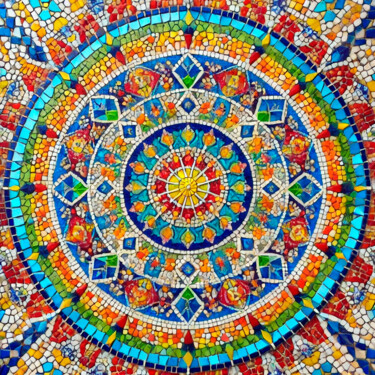 제목이 "Kaleidoscope of Ete…"인 디지털 아트 Svetlana Lebedeva로, 원작, AI 생성 이미지