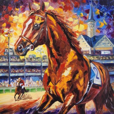 Peinture intitulée "The Fugitive." par Mayo, Œuvre d'art originale, Huile Monté sur Châssis en bois