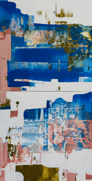 Where the Sky Forgets Peinture intitulée "Where the Sky Forge…" par Evgeniya Zolotareva, Œuvre d'art originale, Acrylique