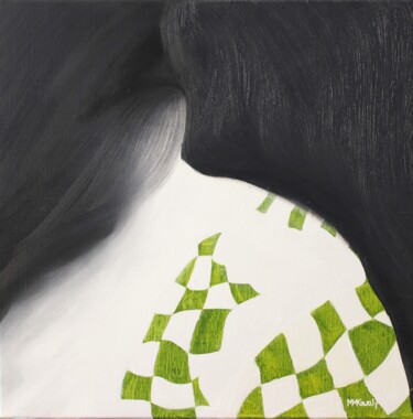 绘画 标题为“ENTRE JOUR ET NUIT” 由Malgorzata Martzloff-Kowalczyk, 原创艺术品, 油 安装在木质担架架上