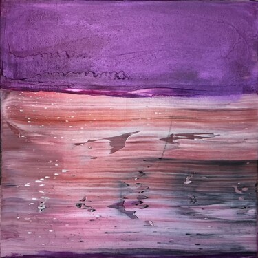 绘画 标题为“Purple cloud” 由Magdalena Oppelt, 原创艺术品, 丙烯