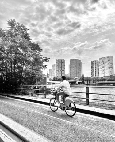 Photographie intitulée "RIVE DROITE" par Valerie A., Œuvre d'art originale, Photographie numérique