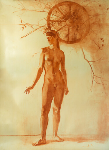 The awakening of spring Σχέδιο με τίτλο "The awakening of sp…" από Pavel Bunas, Αυθεντικά έργα τέχνης, Παστέλ