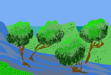 Trees In Stream