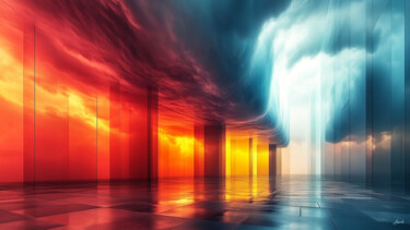 Digital Arts titled "Miror Palace" by Aurélia Turgis, Original Artwork, AI generated image