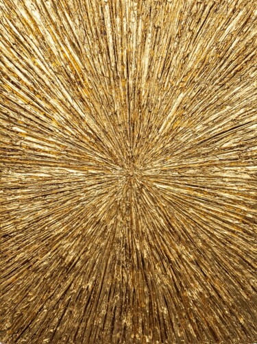 Golden rays Pittura intitolato "Golden rays" da Artseeker Artists, Opera d'arte originale, Acrilico Montato su Pannello di legno