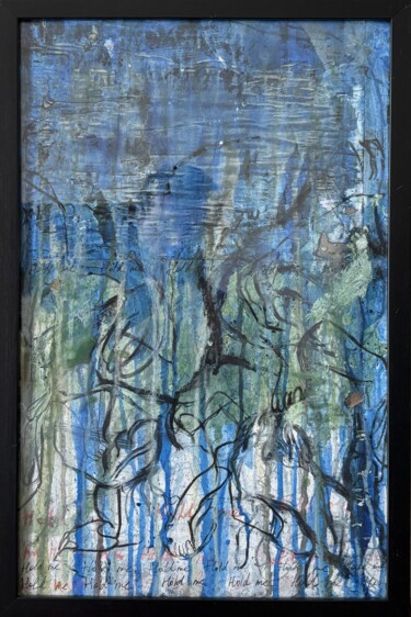 Painting titled "Hold  Me" by Gela Mikava, Original Artwork, Acrylic Mounted on Other rigid panel