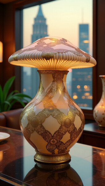 数字艺术 标题为“Mushrooms 9” 由Georgii Stepanov, 原创艺术品, 数字油画 安装在artwork_cat.上