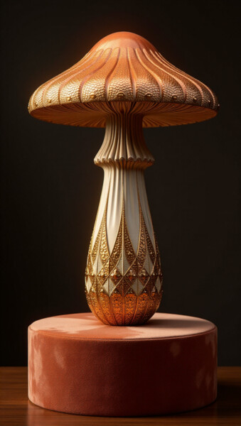 数字艺术 标题为“Mushrooms 12” 由Georgii Stepanov, 原创艺术品, AI生成的图像