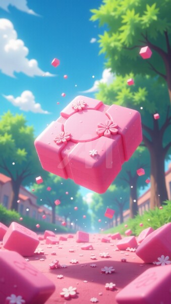 数字艺术 标题为“Bubble gum 5” 由Georgii Stepanov, 原创艺术品, 数字油画