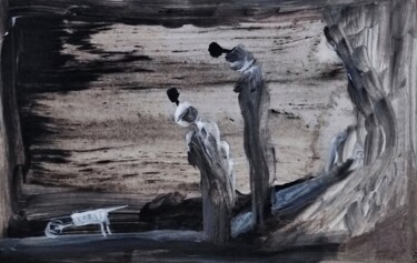 Peinture intitulée "Tristan and Esperan…" par Milto Sideris, Œuvre d'art originale, Acrylique