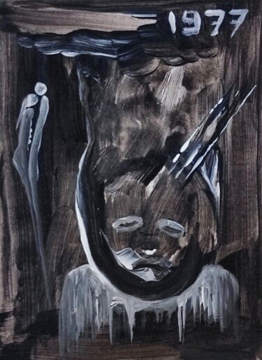 Pittura intitolato "Childhood trauma" da Milto Sideris, Opera d'arte originale, Acrilico