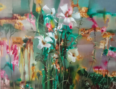 "Flowering" başlıklı Tablo Anatoly Tarabanov tarafından, Orijinal sanat, Petrol Ahşap Sedye çerçevesi üzerine monte edilmiş