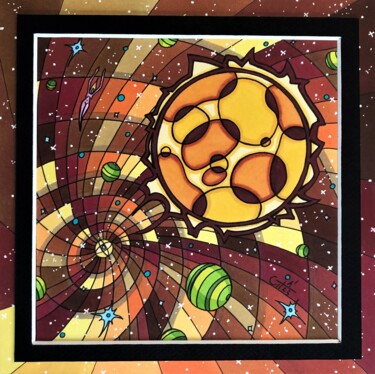图画 标题为“(254) - union cosmi…” 由Vincent Gibert, 原创艺术品, 标记