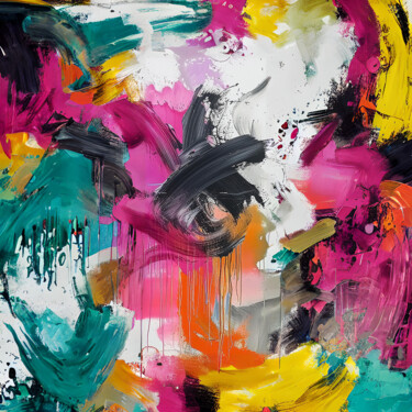 Digital Arts titled "Dynamics of Life" by Kselma Randvald, Original Artwork, AI generated image