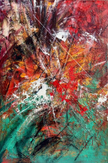 "The Lost Walls·The…" başlıklı Tablo Fangyuan Zhang tarafından, Orijinal sanat, Petrol