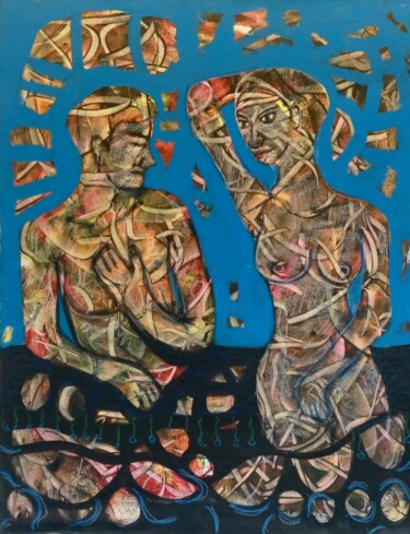 Painting titled "Beni Baştan Çıkar" by Ahmet Öcal, Original Artwork, Acrylic