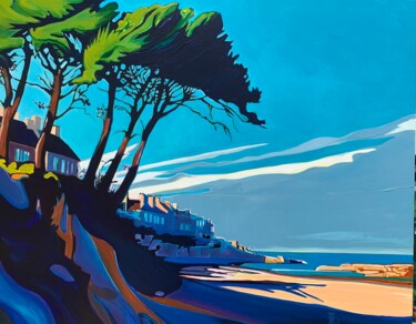 "Bretagne Imaginaire…" başlıklı Tablo Thierry Fagot Lenoar tarafından, Orijinal sanat, Akrilik Ahşap Sedye çerçevesi üzerine…