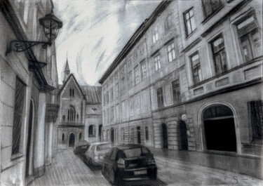 On the Paths of Cracow "On the Paths of Cra…" başlıklı Resim Anastasiia Kurkova tarafından, Orijinal sanat, Pastel