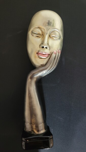 Painting titled "Reflexo da delicade…" by Emerson Adriano Martins (Barba), Original Artwork, Airbrush