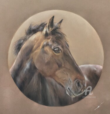 Tekening getiteld "Nikki" door Irene_art, Origineel Kunstwerk, Pastel