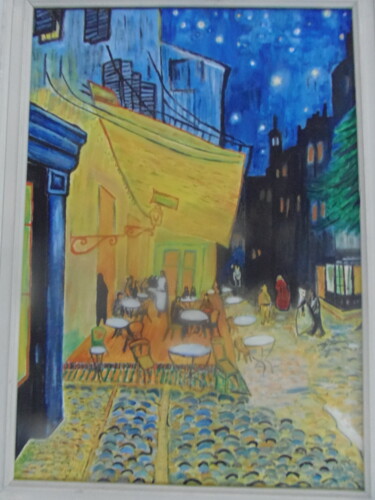 "Riproduzione Caffè…" başlıklı Tablo Davide Bellanti tarafından, Orijinal sanat, Petrol Ahşap Sedye çerçevesi üzerine monte…