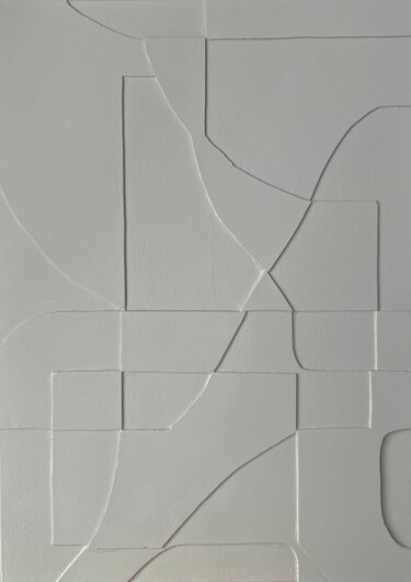 绘画 标题为“Modular abstraction” 由Oksana Lumia, 原创艺术品, 丙烯 安装在木质担架架上