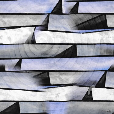 Digital Arts με τίτλο "Tempête psychique" από Philippe De Vanilly, Αυθεντικά έργα τέχνης, Ψηφιακή ζωγραφική