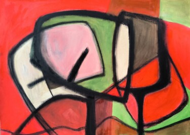 제목이 "Italian olive trees"인 미술작품 Thia Path로, 원작, 기름
