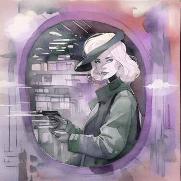Secrets of City Streets Digital Arts titled "Secrets of City Str…" by Sofia Markina, Original Artwork, AI generated image