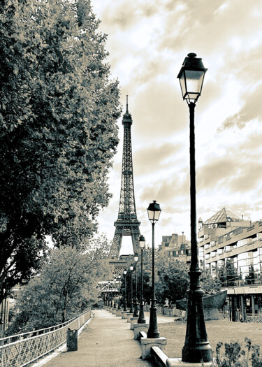 Photography titled "VUE DU JARDIN DES M…" by Valerie A., Original Artwork, Digital Photography