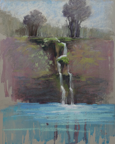 Whisper of Wate Tekening getiteld "Whisper of Wate" door Irina Gross, Origineel Kunstwerk, Pastel