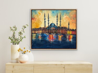 "İstanbulun Ruhu" başlıklı Tablo Narmin Heydarova tarafından, Orijinal sanat, Karakalem