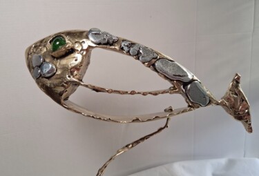 "Poisson de RAPA - 41" başlıklı Heykel Gilbert Liblin tarafından, Orijinal sanat, Metaller