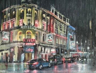 West End, Piccadilly Ζωγραφική με τίτλο "West End, Piccadilly" από Darrencareyart Darren Carey, Αυθεντικά έργα τέχνης, Γκουάς Τοποθετήθηκε στο Χα…